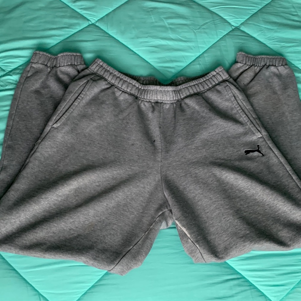 Grey Puma Sweatpants